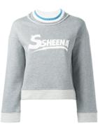 Ssheena Logo Print Sweatshirt - Grey