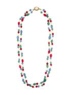 Chanel Vintage Beaded Double Strand Necklace, Women's, Pearl