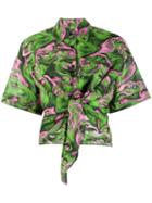 Mcq Alexander Mcqueen Tied Waist Shirt - Green
