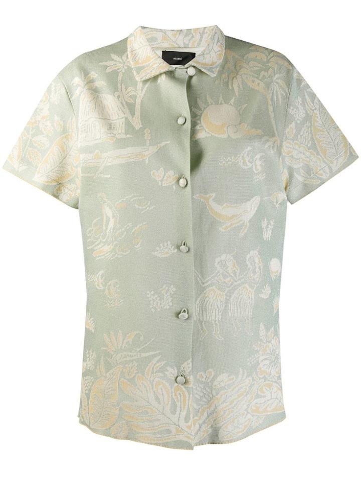Alanui Short-sleeved Shirt - Blue