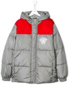 Young Versace Teen Medusa Padded Jacket - Grey