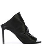 Nicholas Kirkwood Open Toe Mules - Black
