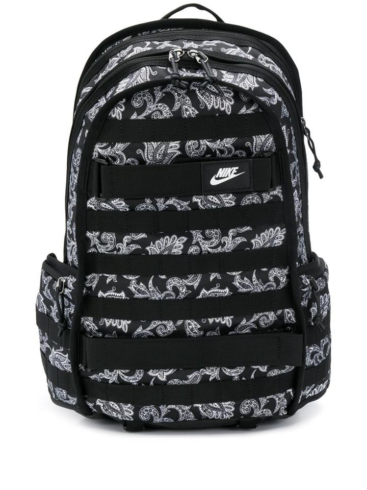 Nike Paisley Print Backpack - Black