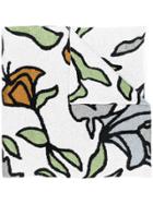 Christian Wijnants Abstract Floral Scarf - White