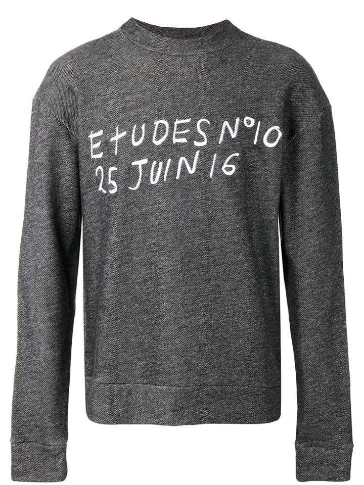 Études 'factor Crew Dcnxn' Sweatshirt - Black