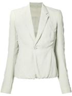 Rick Owens - Classic Blazer - Women - Silk/cupro - 40, Grey, Silk/cupro