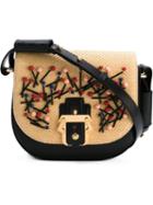 Paula Cademartori 'petite Babeth' Pin Embellishment Cross Body Bag