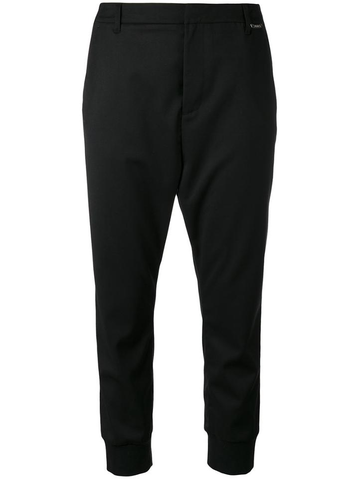 Twin-set - Cropped Trousers - Women - Polyamide/polyester - 46, Black, Polyamide/polyester