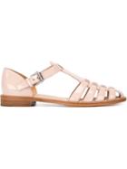 Church S Kelsey Sandals, Women's, Size: 41, Pink/purple, Patent Leather/leather
