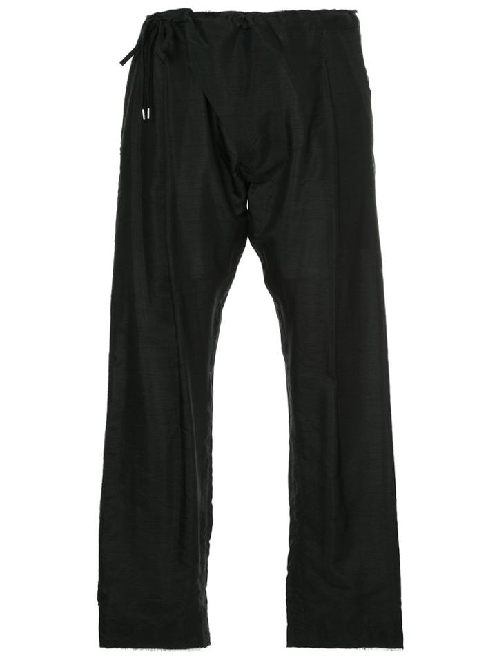Takahiromiyashita The Soloist Elastic Waist Trousers - Black