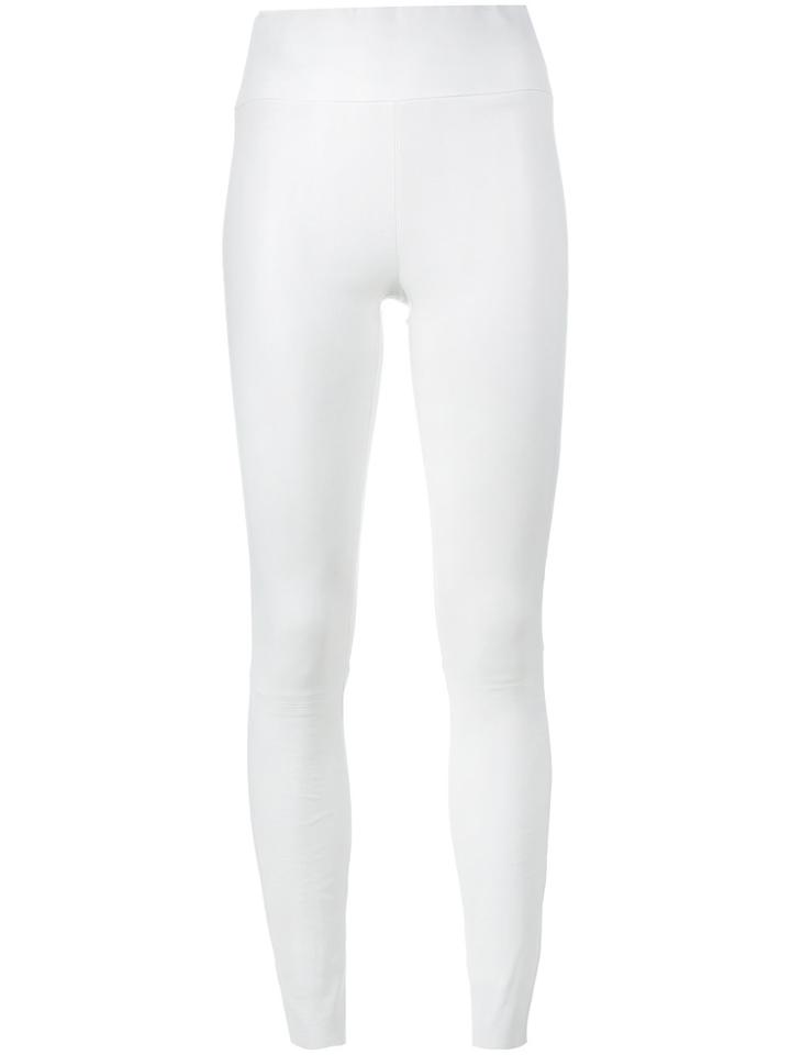 Sprwmn Skinny Leather Trousers - White