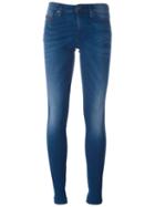 Diesel Skinzeene Skinny Jeans, Women's, Size: 31, Blue, Cotton/polyester/spandex/elastane