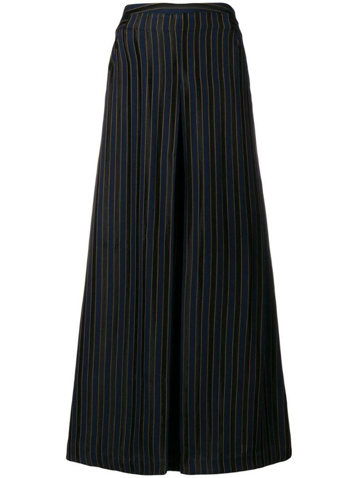 Palmer / Harding Cropped Palazzo Trousers - Blue