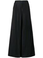 Palmer / Harding Cropped Palazzo Trousers - Blue