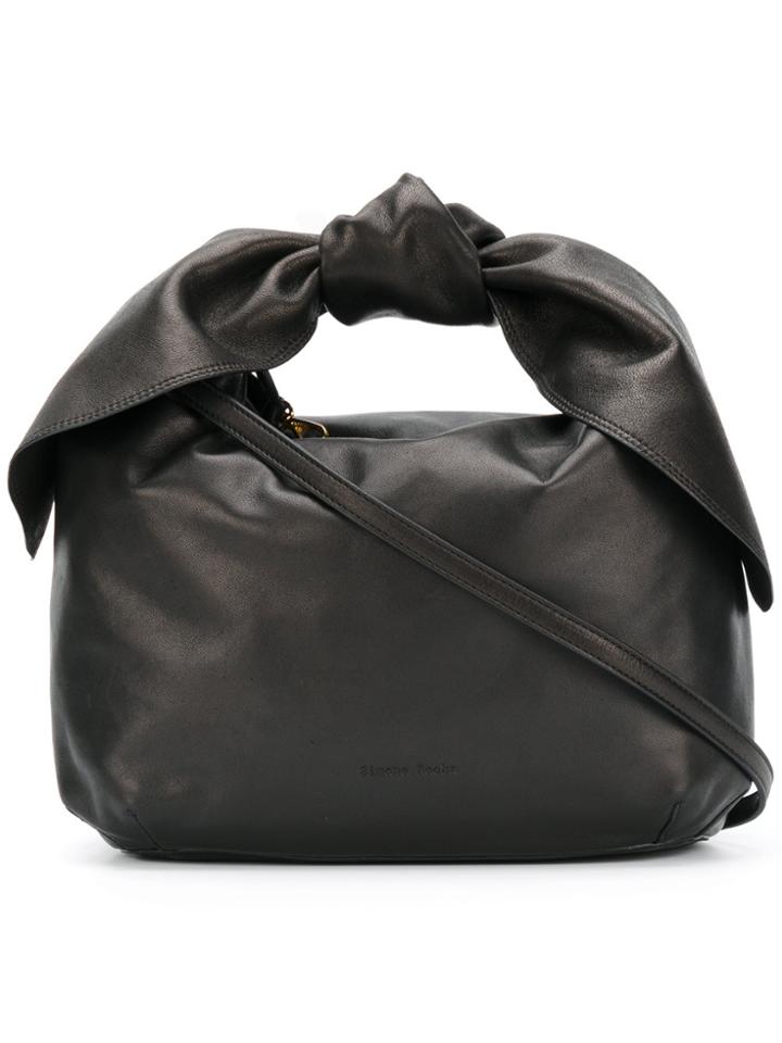 Simone Rocha Bow Handle Tote - Black