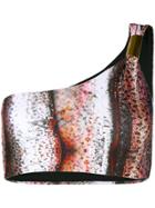 Mona Champagne Skin Asymmetric Bikini Top - Multicolour