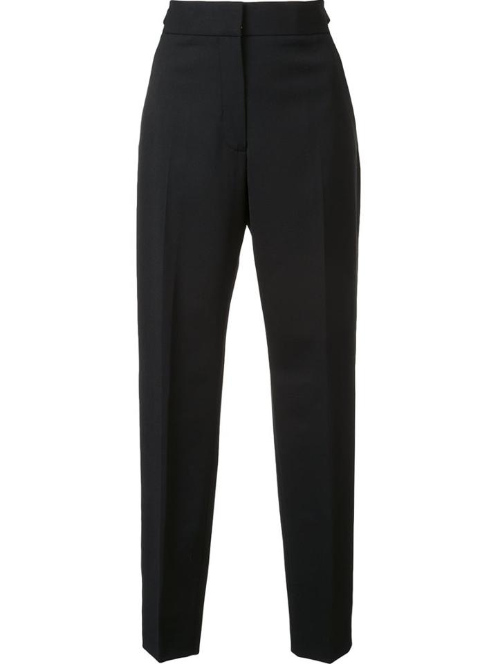 Alexander Wang High-waisted Trousers, Women's, Size: 6, Black, Polyester/spandex/elastane/virgin Wool