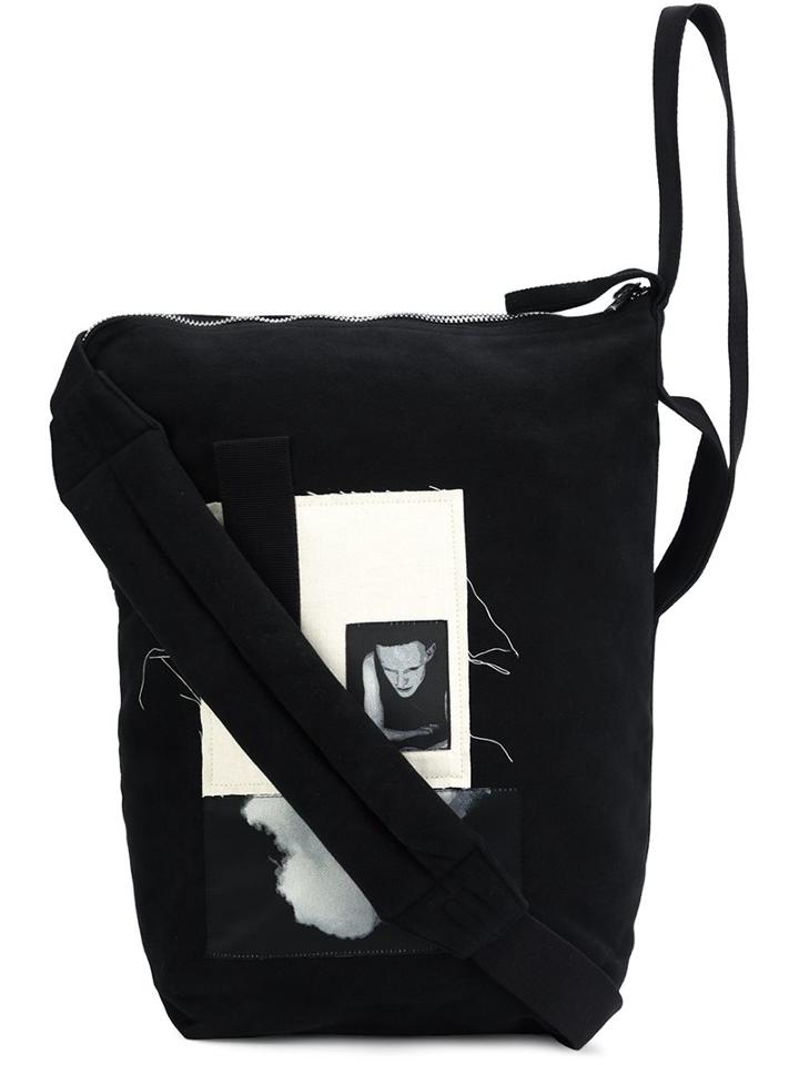 Rick Owens Drkshdw Patch Detail Crossbody Bag