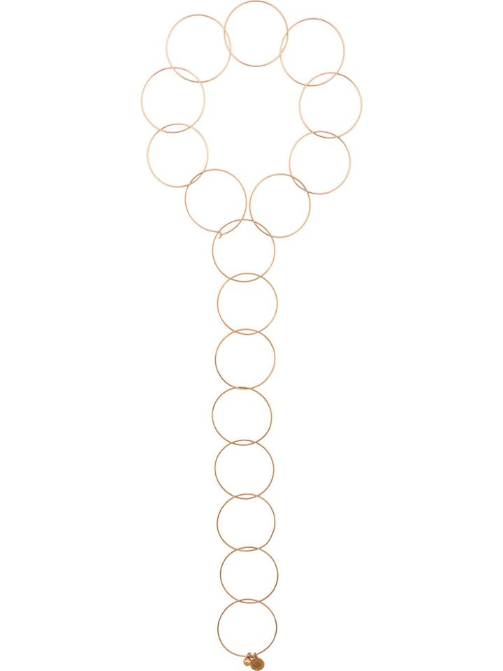 Stella Mccartney Hooped Choker Necklace - Metallic