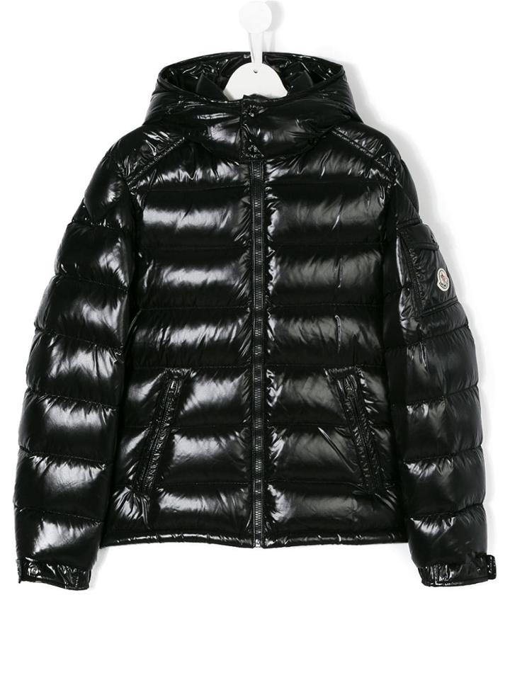 Moncler Kids Padded Coat - Black