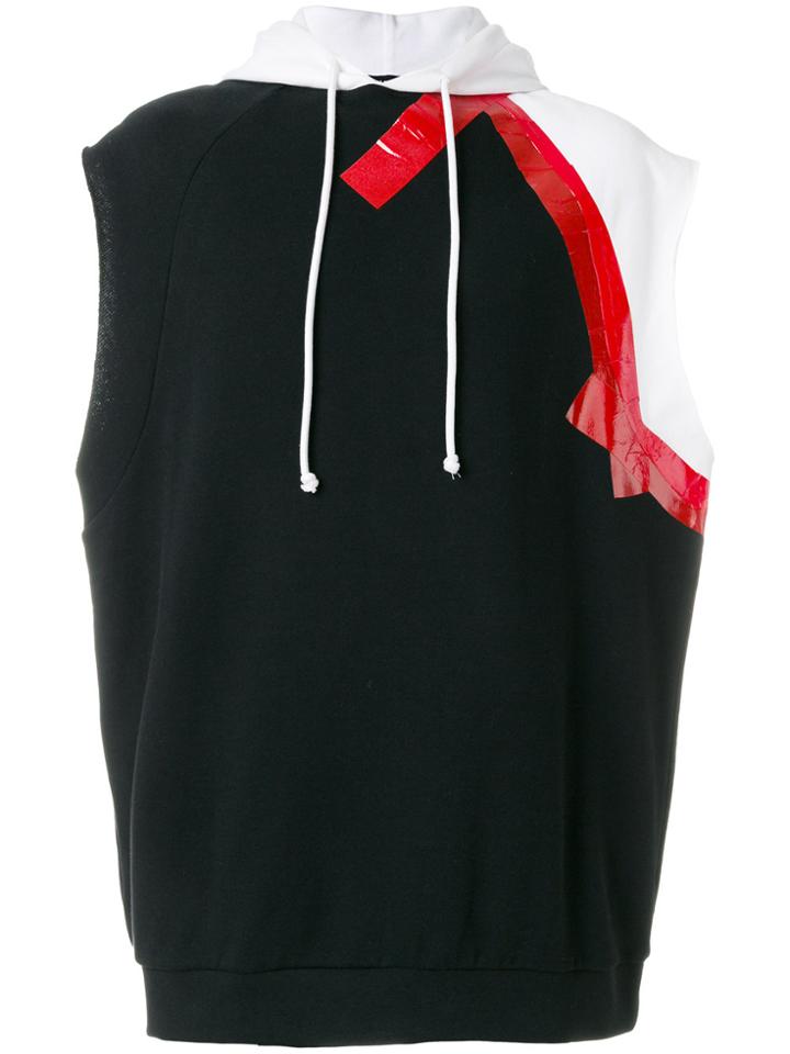 Raf Simons Sleeveless Hoodie - Black