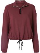 Beyond Yoga By Request Cropped Pullover - Red