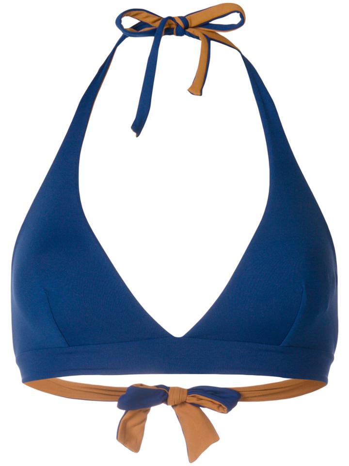 Fisico Triangle Bikini Top - Blue