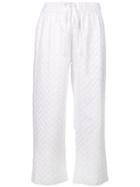 Vita Kin Cropped Wide Leg Trousers - White