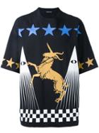 Undercover Printed T-shirt, Men's, Size: 2, Black, Cotton