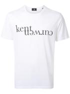 Kent & Curwen Logo Print T-shirt, Men's, Size: Medium, White, Cotton