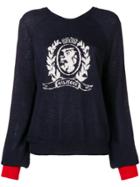 Tommy Hilfiger Logo Knit Sweater - Blue