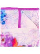Etro Blur Dye Scarf - Pink & Purple