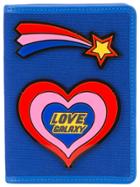 Yazbukey Heart Passport Holder - Blue