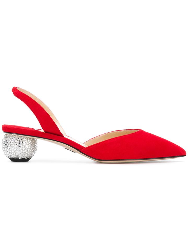 Paul Andrew Rhea Ankara Pumps - Red