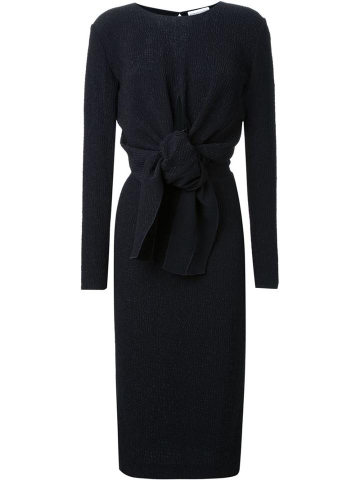 Scanlan Theodore Knot Detail Dress
