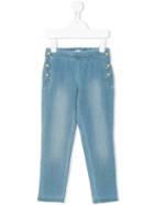 Chloé Kids - Skinny Jeans - Kids - Cotton/elastodiene/polyester - 6 Yrs, Blue