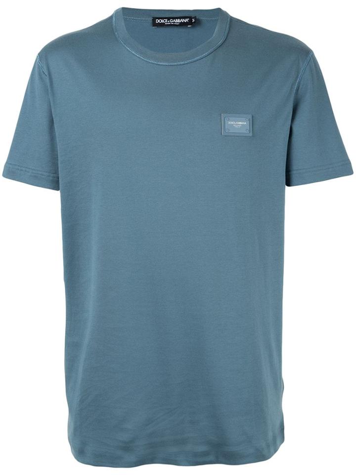 Dolce & Gabbana Round Neck T-shirt - Blue