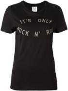 Zoe Karssen Rock N' Roll T-shirt, Women's, Size: Xs, Black, Cotton/modal