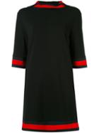 Gucci - Web-trimmed Hooded Dress - Women - Spandex/elastane/viscose - Xs, Black, Spandex/elastane/viscose