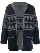 Alanui Abstract Pattern Knit Jacket - Blue