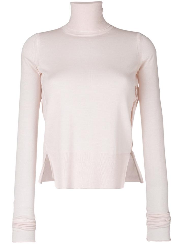 Forte Forte Roll Neck Jumper - Pink & Purple