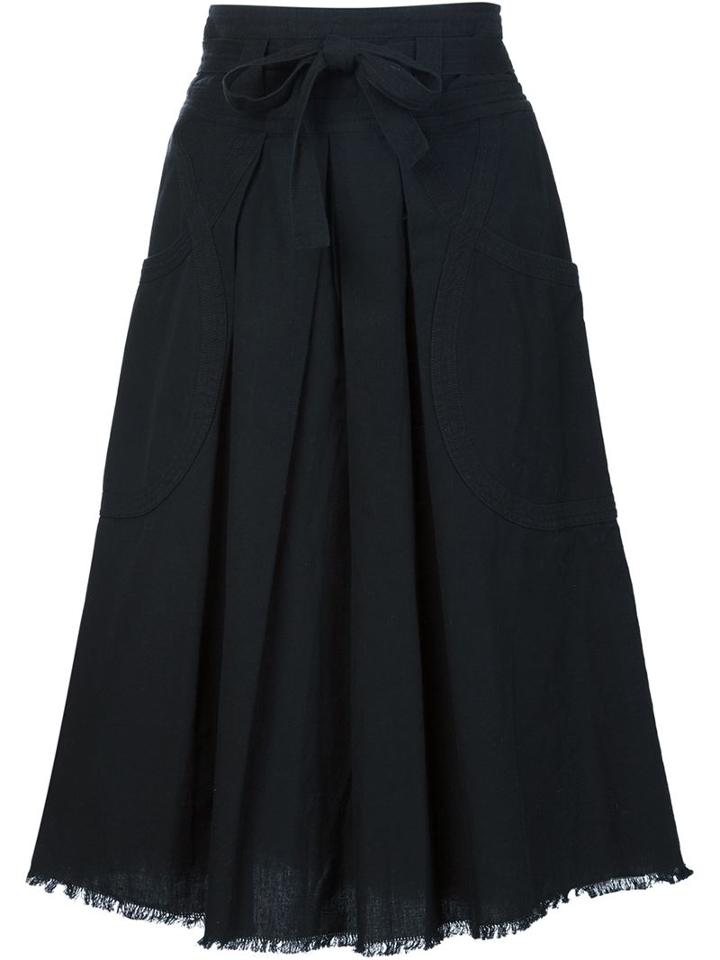 Ulla Johnson Raw Edge A-line Skirt