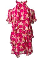 Pinko Cold Shoulder Floral Dress