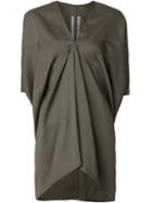 Rick Owens 'kite' Tunic, Women's, Size: 42, Green, Spandex/elastane/viscose