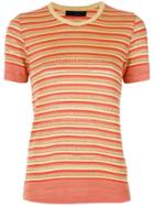 Prada Bishop Sleeve Blouse - Pink & Purple