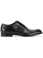 Alexander Mcqueen Zipped Derby Shoes - Black