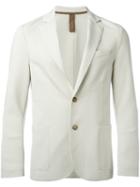 Eleventy Raw Edge Blazer, Men's, Size: 48, Nude/neutrals, Cotton/nylon/spandex/elastane