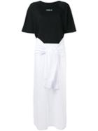 Gaelle Bonheur - Tie Sleeve T-shirt Dress - Women - Cotton - 1, Black, Cotton