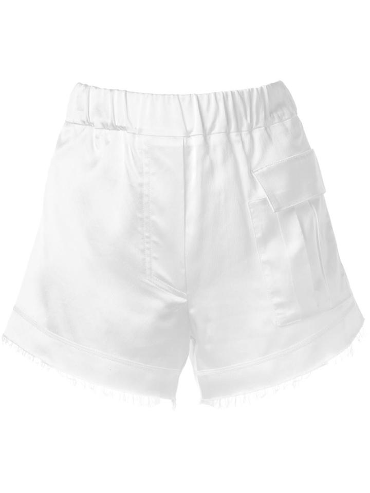 Manning Cartell Front Pocket Shorts, Women's, Size: 8, White, Viscose