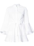 Natori Lantern Sleeve Shirt - White